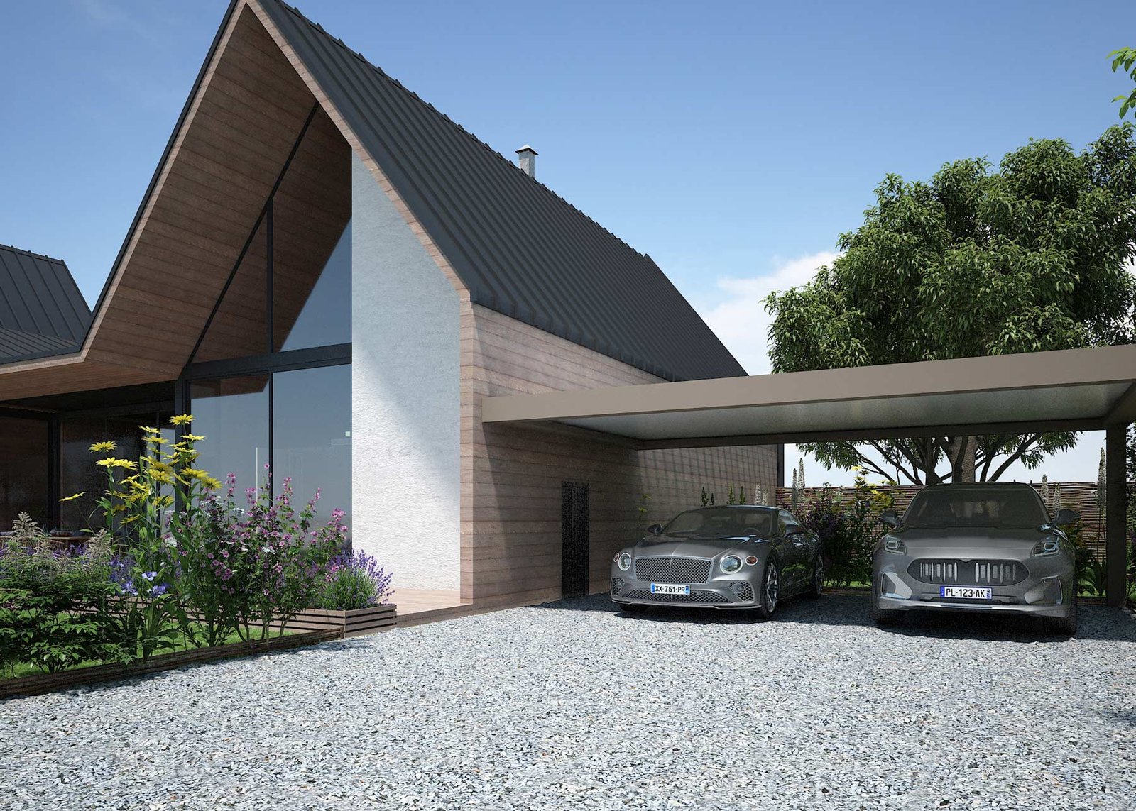 Me.Ge.Bat : Pergolas adossées