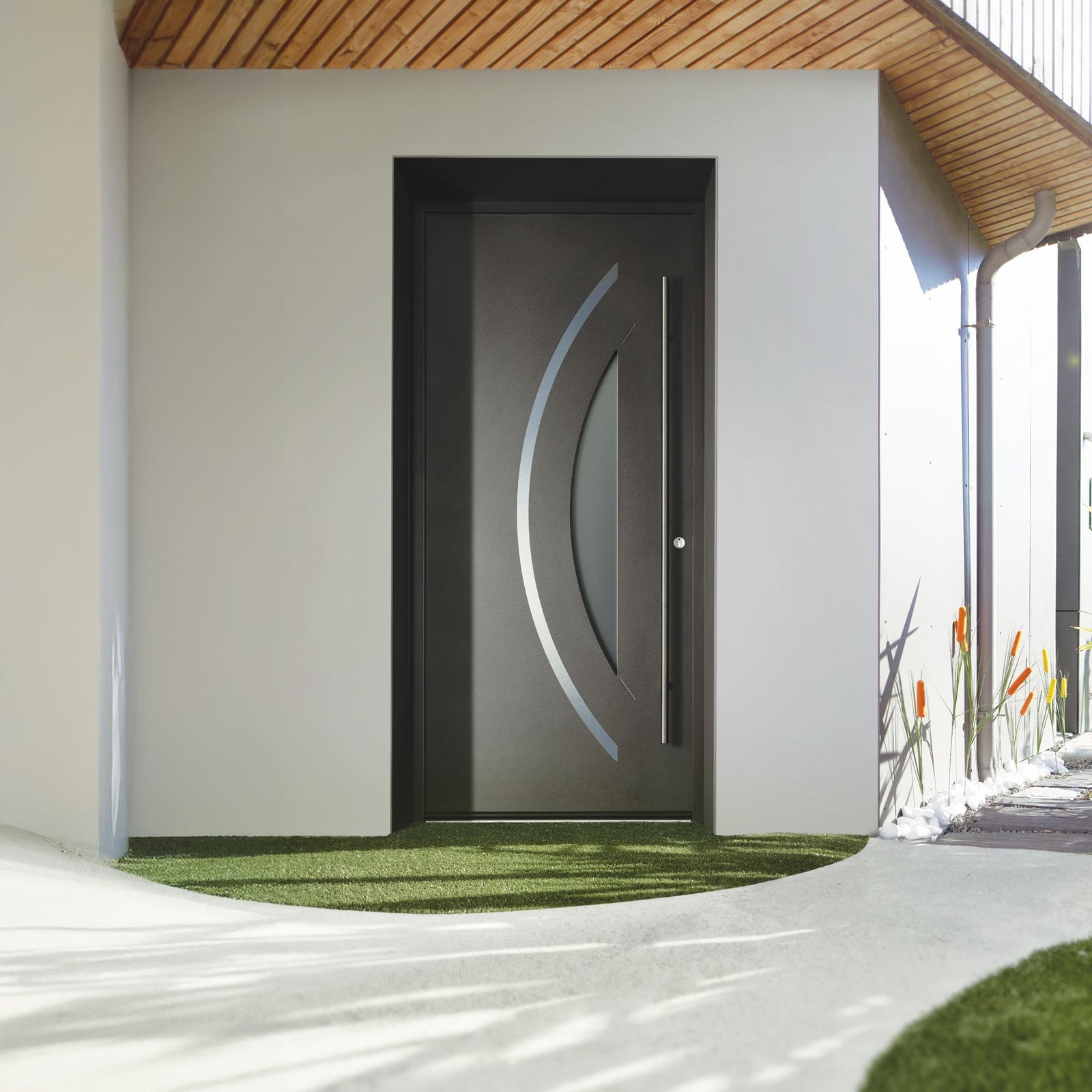 Portes d’entrée à Sens (89) : Une large palette de teintes (gris anthracite, blancs, tons bois, etc.).